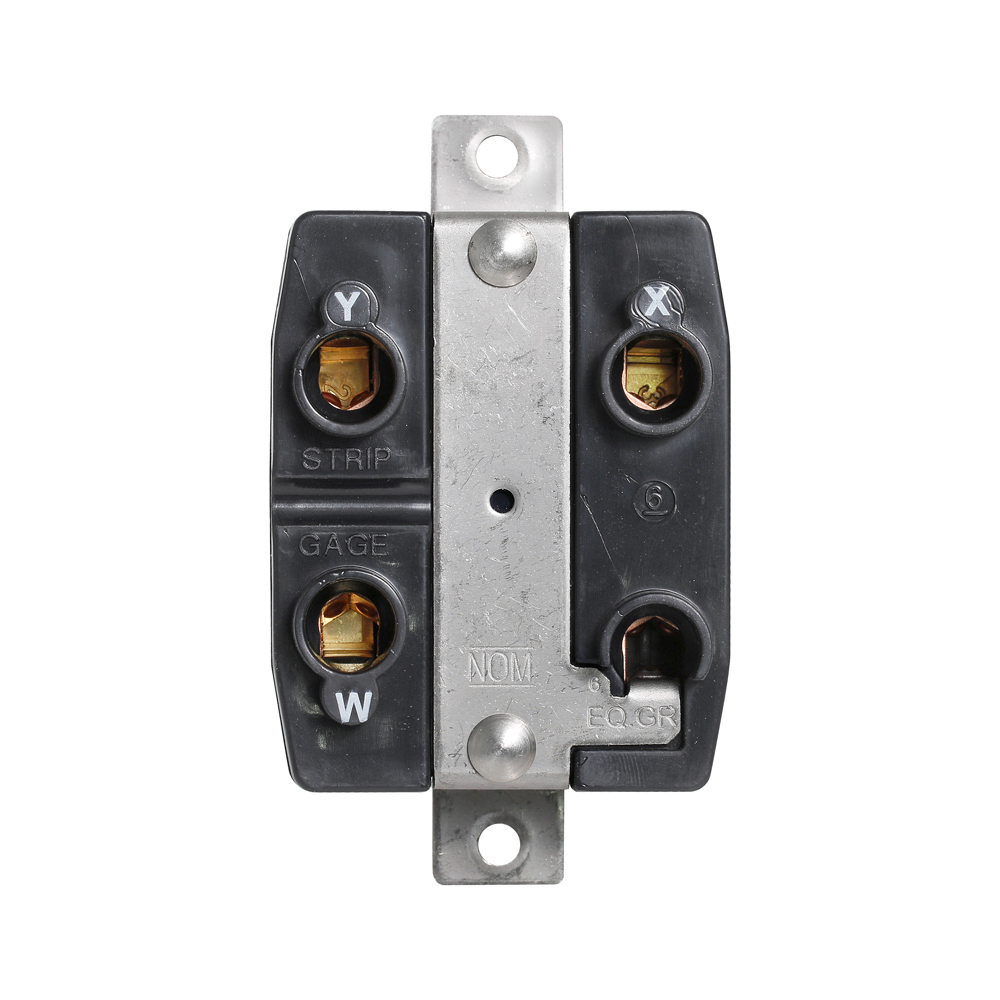 50 Amp, 125/250 Volt, Black & White Locking Flush Mount Receptacle, Industrial Grade
