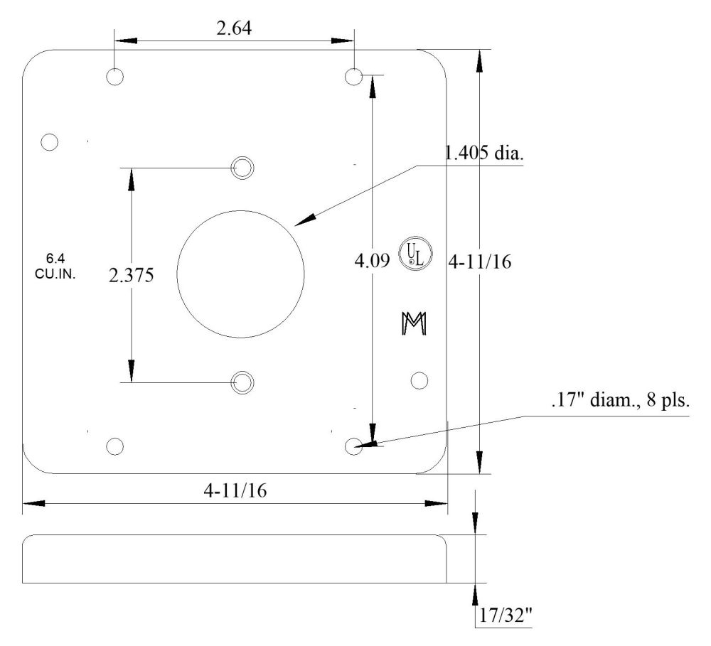 11503, Square Box Surface Cover