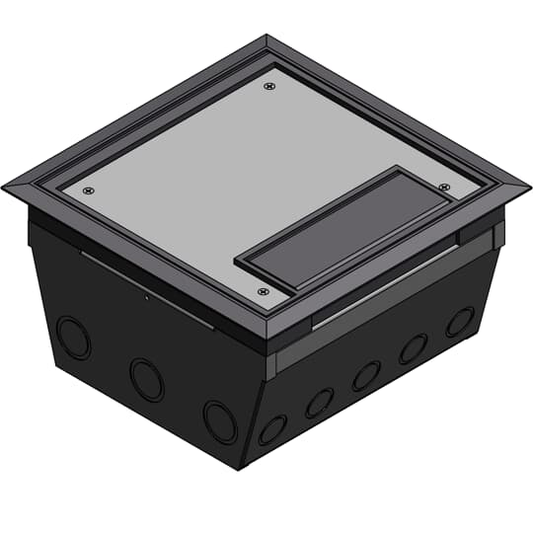 10COMP RAISED ACC FLR-MOD 325CU GRY
