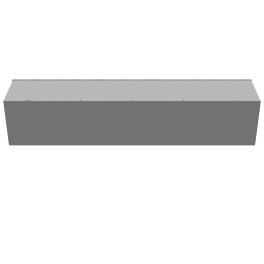12x60x12 Screw Cover Wireway Type 3R UL Listed Steel No Knockouts ANSI 61 Gray Quad D Knockout For Lock
