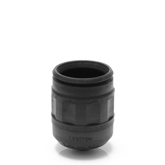 Boot for Locking Plug, 15 Amp, Black