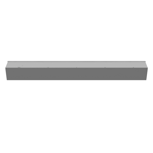 6x60x6 Screw Cover Wireway Type 3R UL Listed Steel Knockouts ANSI 61 Gray Quad D Knockout For Lock