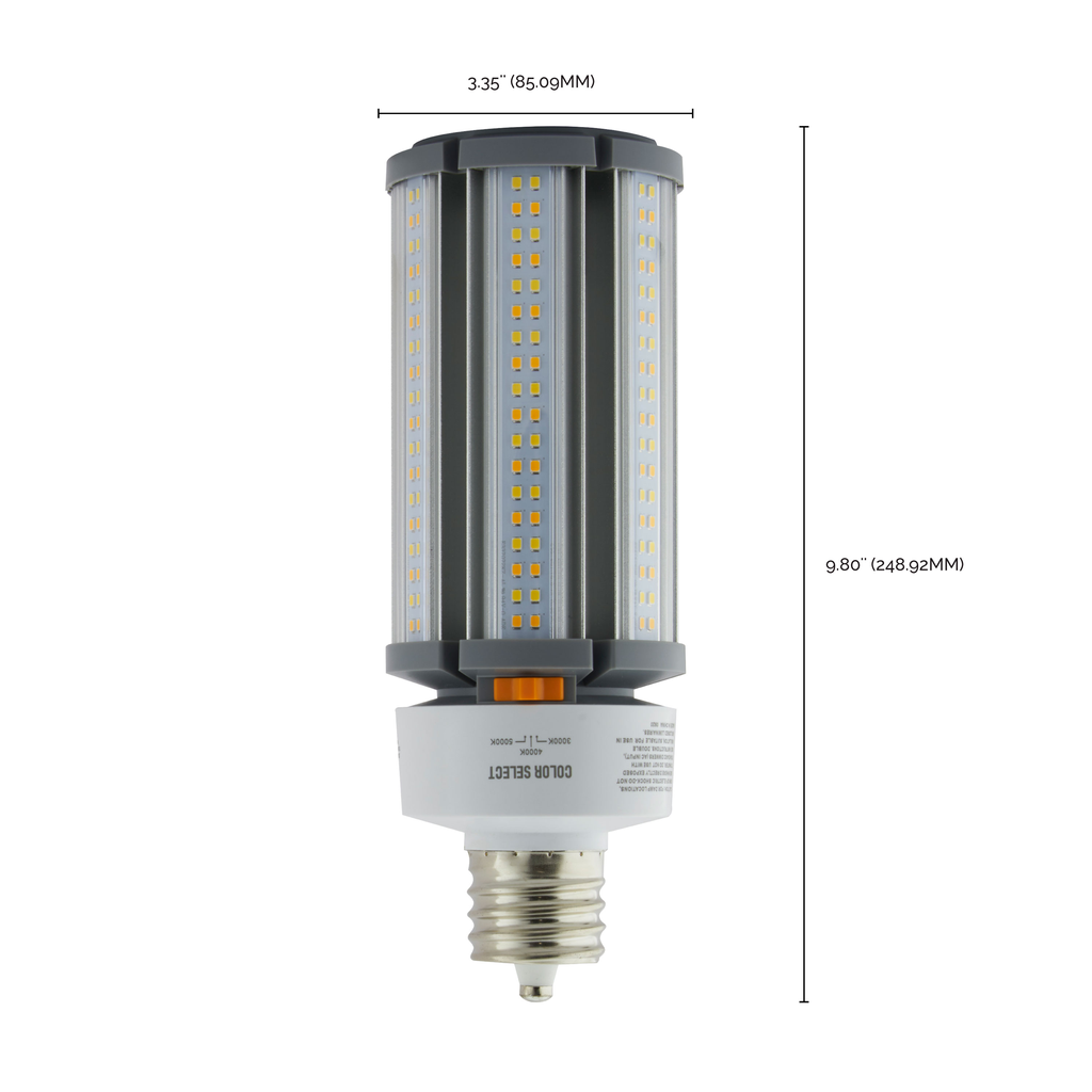 45 Watt; LED HID Replacement; CCT Selectable; Mogul extended base; 100-277 Volt; ColorQuick Technology