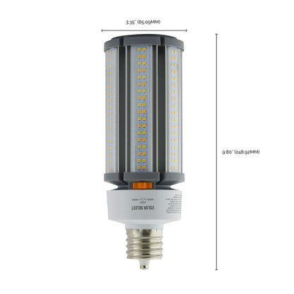 45 Watt; LED HID Replacement; CCT Selectable; Mogul extended base; 100-277 Volt; ColorQuick Technology