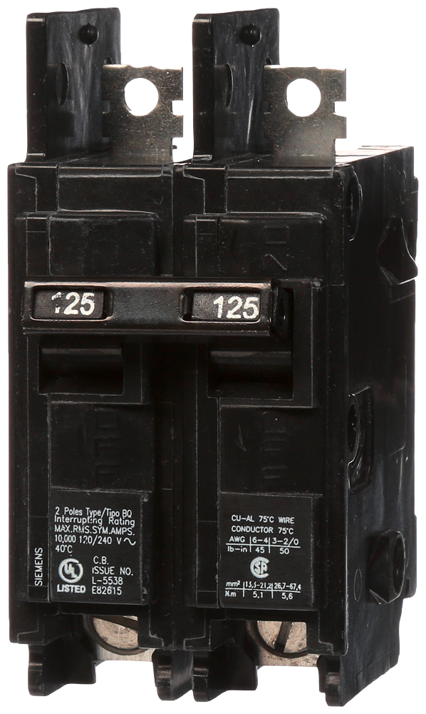 BRKR BQ 2P 120/240V 125A 10K