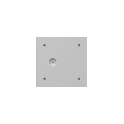 6x6x6 Screw Cover Type 1 UL Steel No KO Gray Cover w/ Teardrop Slots Holes In Back