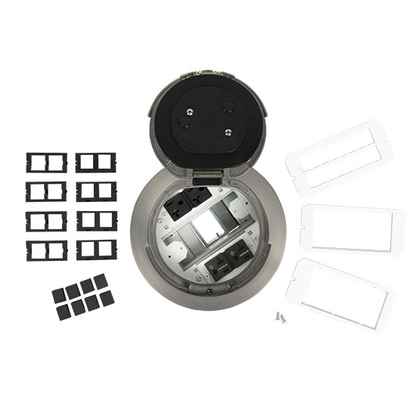 6IN PRWRD FLUSH SATIN NICKEL ASSY MARKED CONTROLLED BK CKT