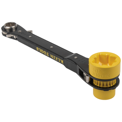 6-in-1 Lineman's Ratcheting Wrench, Heavy-Duty