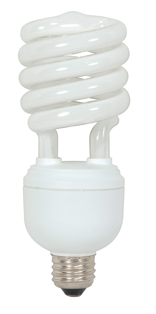 32 Watt; Hi-Pro Spiral Compact Fluorescent; 4100K; 85 CRI; Medium base; 277 Volt