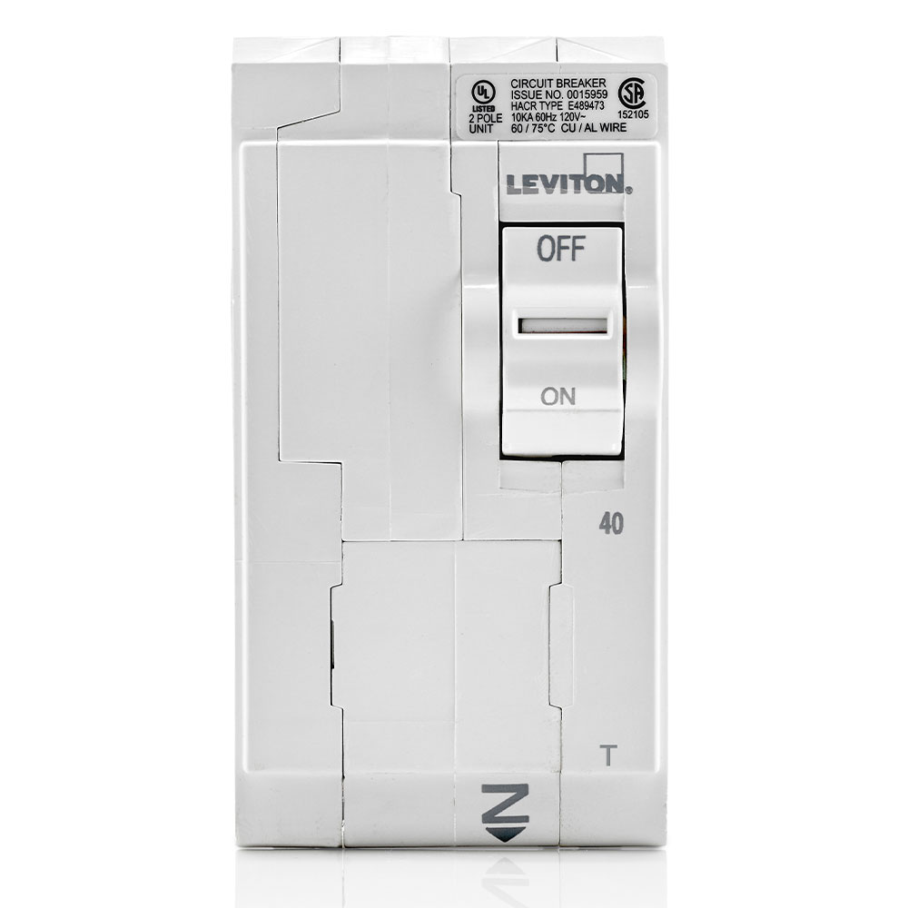 40A 2-Pole Standard Thermal Magnetic Branch Circuit Breaker
