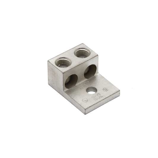 Aluminum Universal Terminal, 2 Conductor, 1 Hole,  14-1/0 AWG