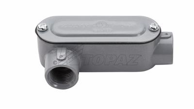 3-1/2" Threaded LR Type Rigid Conduit Body with Cover & Gasket
