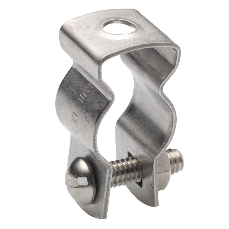 #0 Conduit Hanger with Nut and Bolt, Stainless Steel