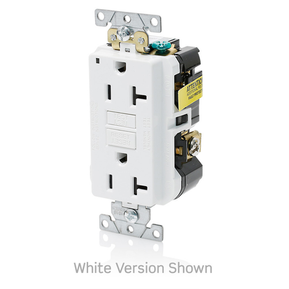 20 Amp, SmartlockPro® GFCI Receptacle/Outlet, Industrial Grade