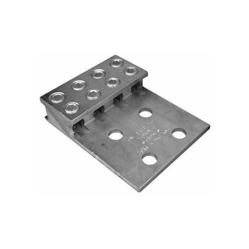 Aluminum Mechanical Lugs 4 Conductors - Four Hole Mount 600MCM-#2 Awg