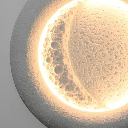 [Open-Box]Creative Moon Shaped Waterproof LED 10W Modern Wall Lamp Exterior Decor