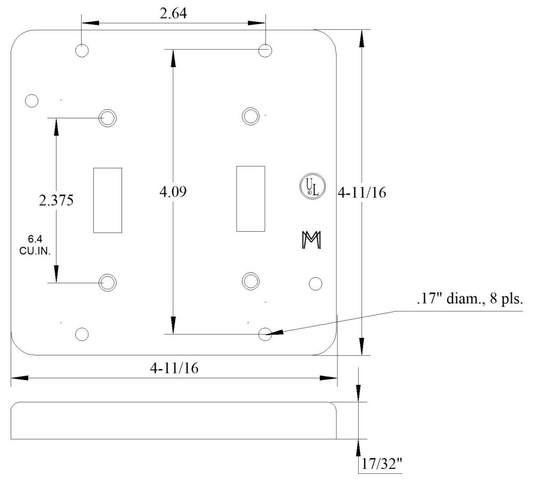 11510, Electrical Square Box Cover