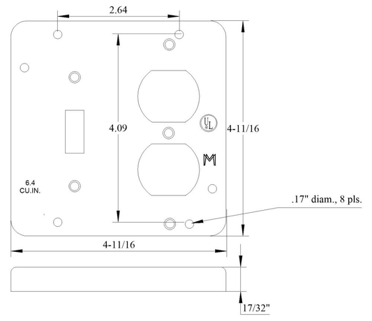 11513, Square Box Surface Cover