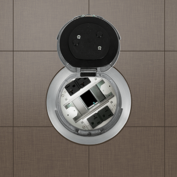 6IN PREWIRED FLUSH STYLE ASSEM AA BRUSHED ALUMINUM