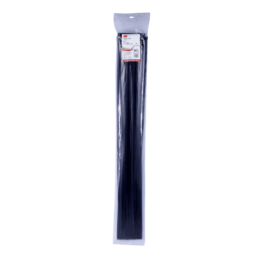 3M Cable Tie CT36BK175-L, 500/Case