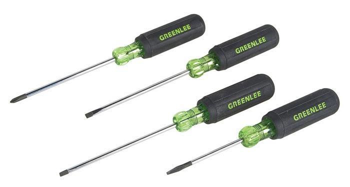 4-Piece Mini Screwdriver Set (Round Shank)