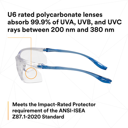 3M Virtua Sport CCS Protective Eyewear 11796-00000-20 Clear Anti-Fog Lens, 20 EA/Case