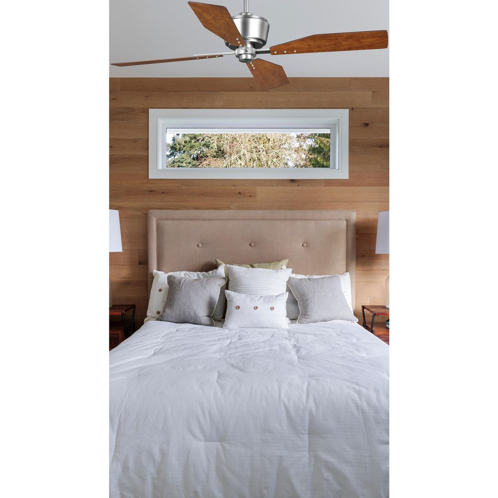 56" Four-Blade Antique nickel ceiling fan