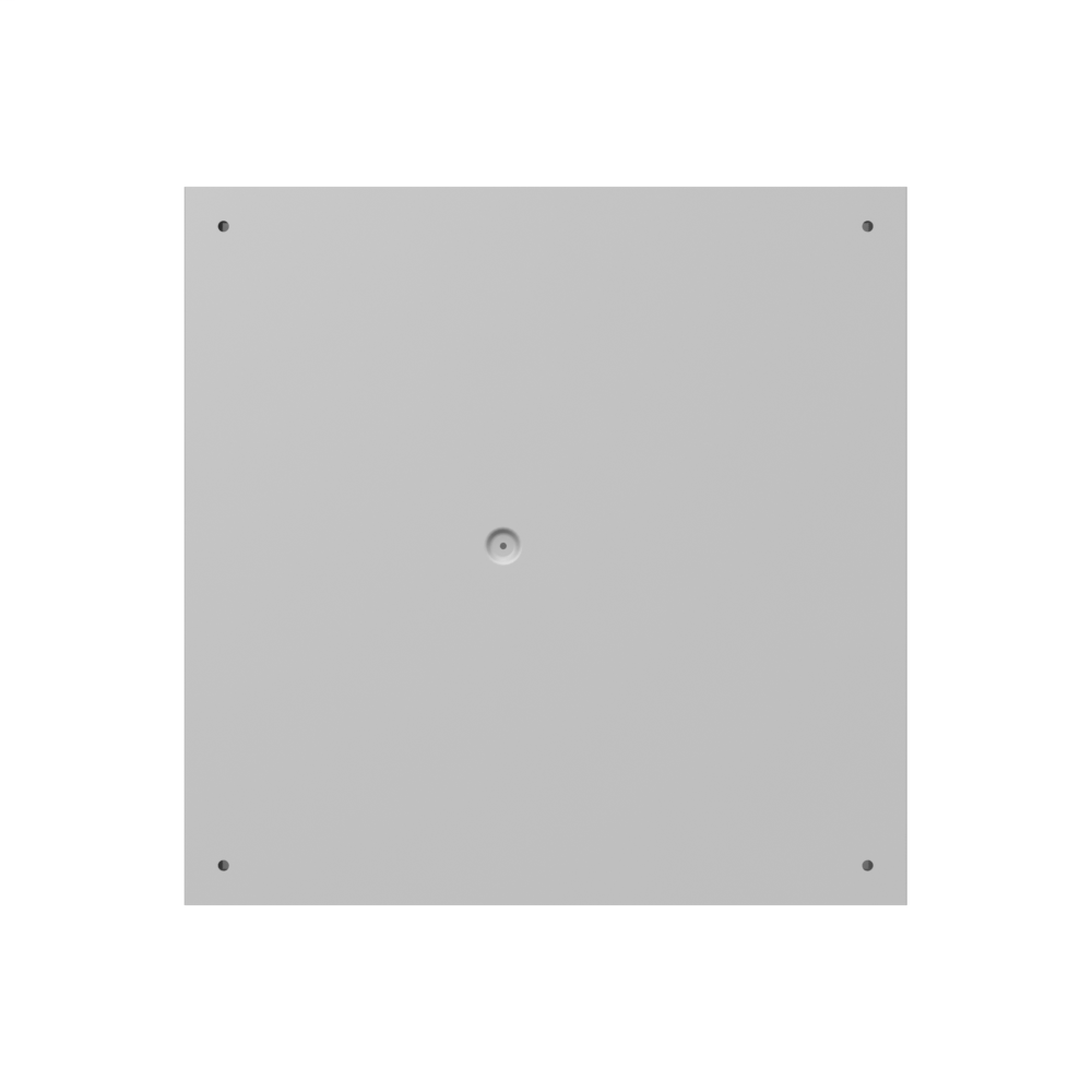 18x6x18 Screw Cover Type 1 UL Steel KOs Gray Cover w/Teardrop Slots Holes In Back