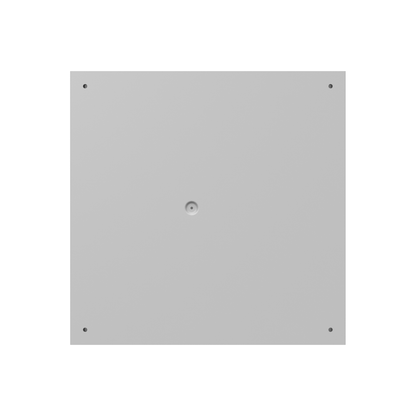18x6x18 Screw Cover Type 1 UL Steel KOs Gray Cover w/Teardrop Slots Holes In Back