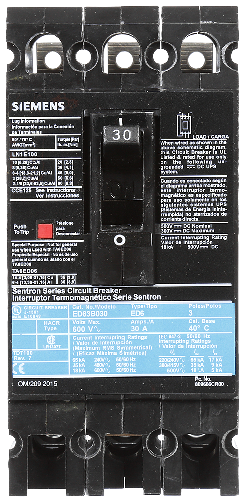 BRKR ED6 3P 600V 30A