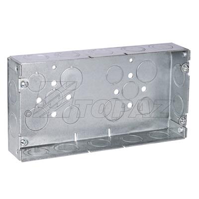 1-5/8" Deep Multi-Gang Switch Boxes 3 Gang