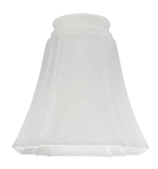 2 1/4" Glass- Frosted Square - 778