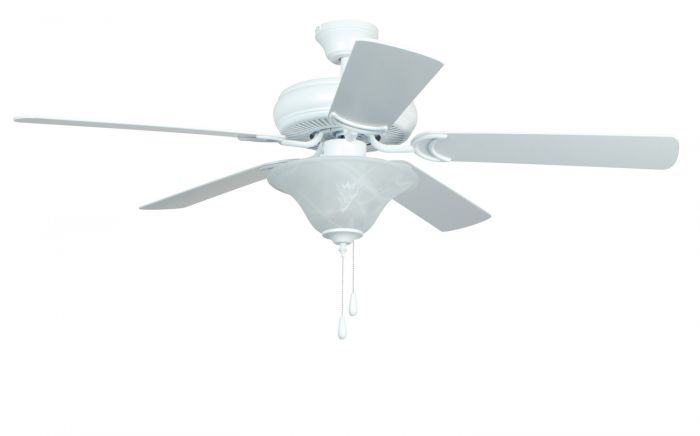 52" Ceiling Fan with Blades and Light Kit - DCF52MWW5C1