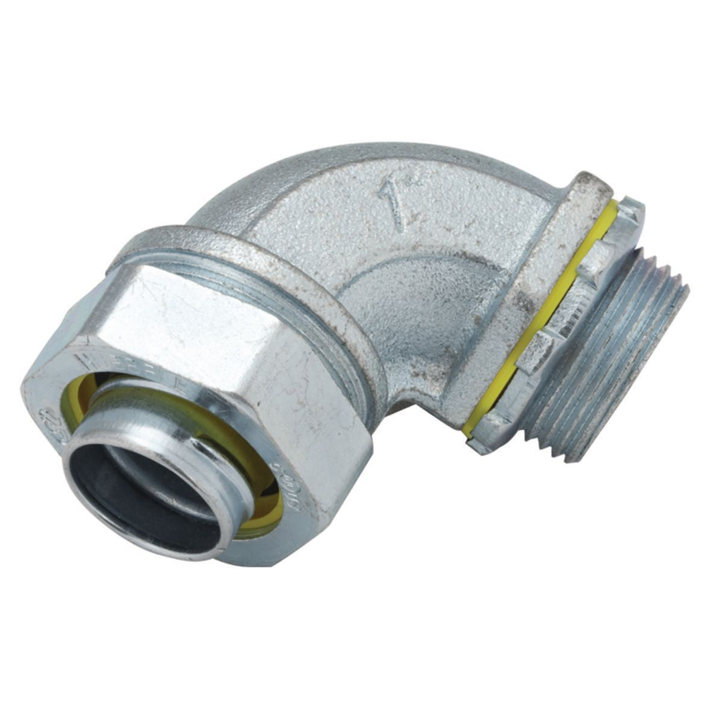 3/4 in. 90 Degree Liquidtight Connector, Uninsulated