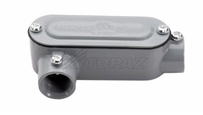 2" EMT & Rigid Combo LR Type Aluminum Conduit Bodies with Covers & Gaskets