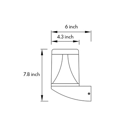 Waterproof Outdoor LED Wall Lighting Minimalist Nordic