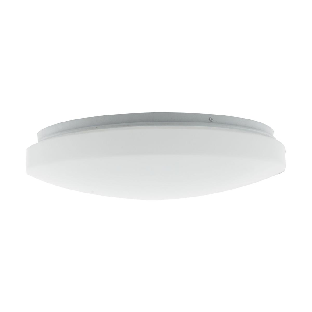 14 inch, Acrylic Round, Flush Mounted, LED Light Fixture, CCT Selectable, White Finish, 120V