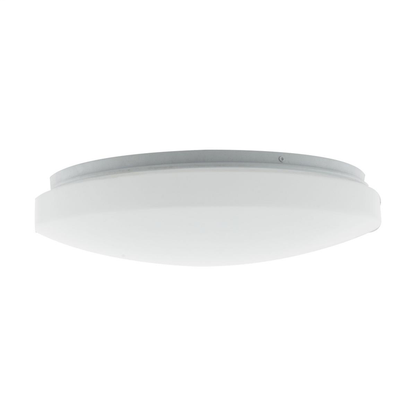 14 inch, Acrylic Round, Flush Mounted, LED Light Fixture, CCT Selectable, White Finish, 120V
