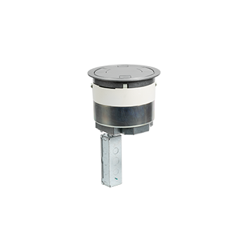 8IN PREWIRED FLUSH STYLE ASSEM AA BRUSHED ALUMINUM