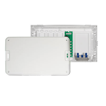 8" MDU Enclosure Kit (enclosure, cover, 6 way phone, 4 way video)
