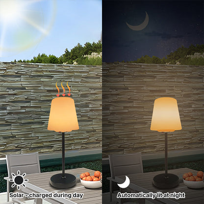 Waterproof Smart Solar Table Lamps Remote Control Desk Lamp