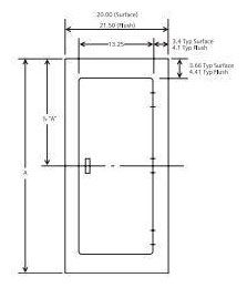 24WD62, Panelboard Enclosure