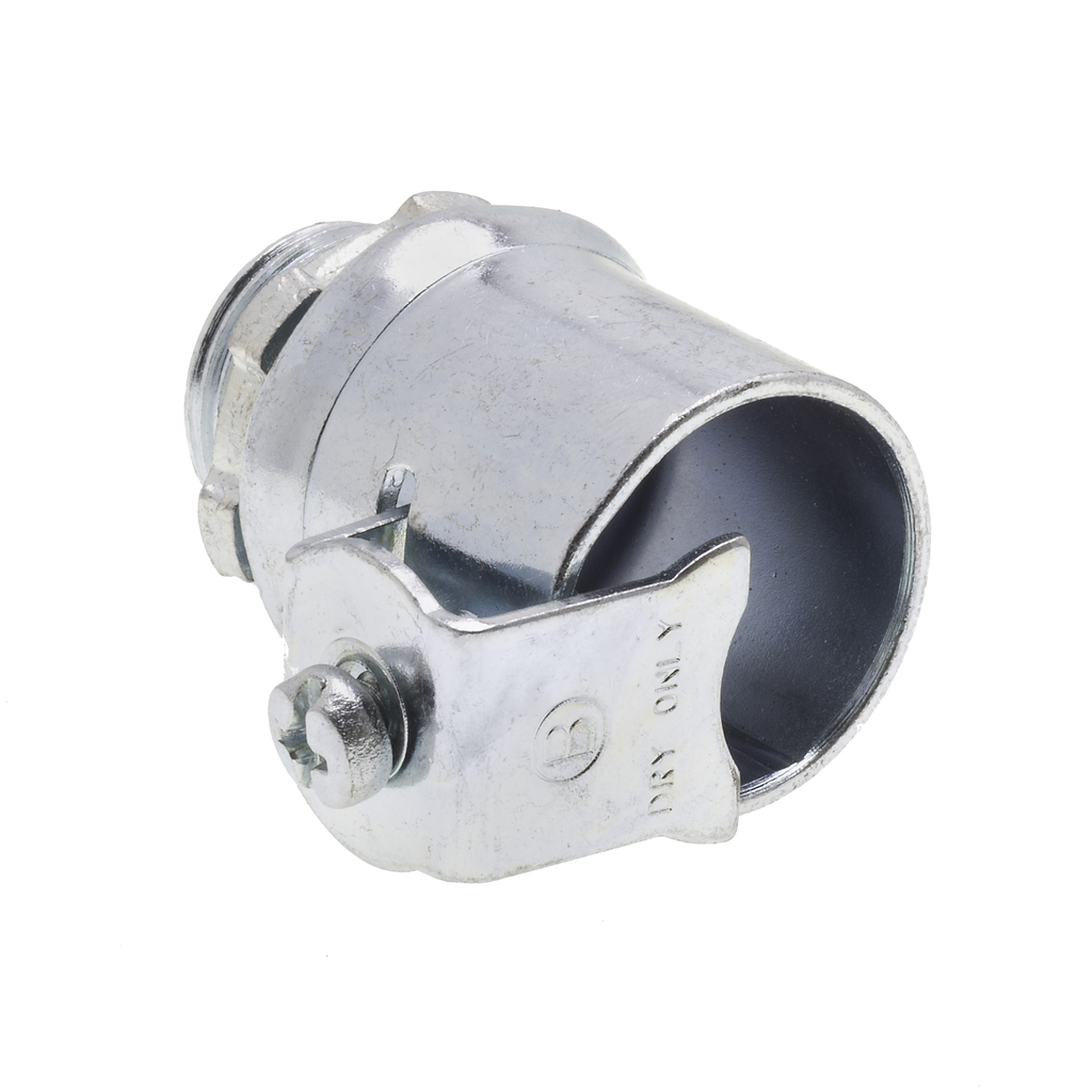 "U" Shaped Strap Connector 3/8", Zinc-plated steel