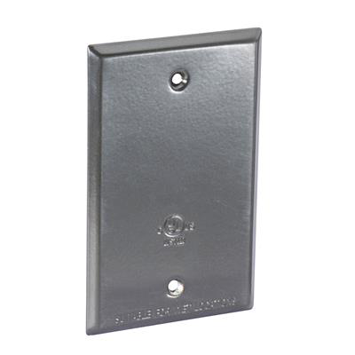 Bronze Blank Single Gang Device Cover With Gasket
