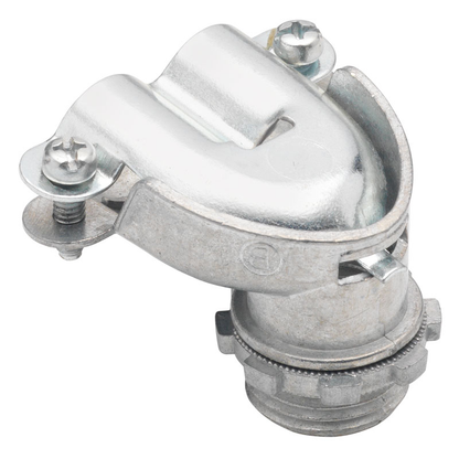 90-Degree Duplex Connector 3/8", Die Cast Zinc