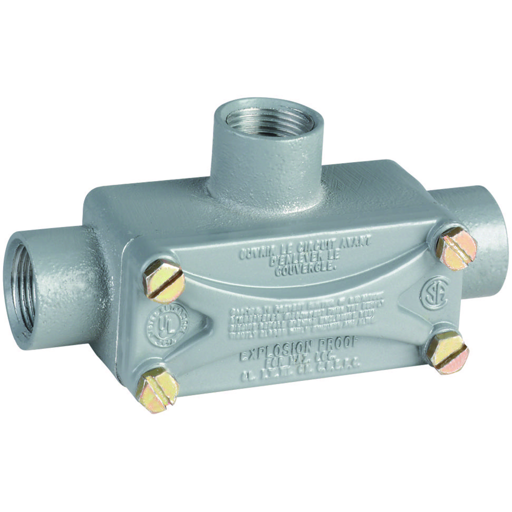 1" T Type, Aluminum X Series Conduit Body