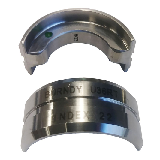 12T U Die, 600 kcmil, Green, Index 22