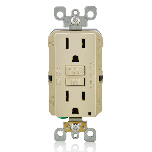 15 Amp SmartlockPro® GFCI Receptacle/Outlet