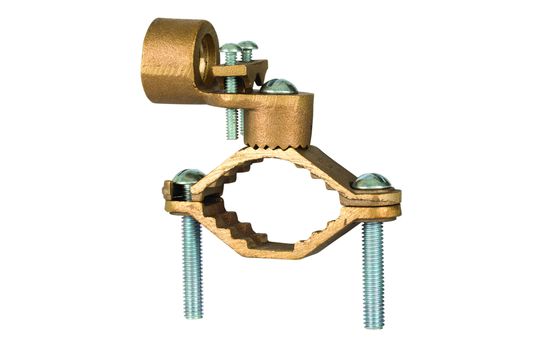 Bronze Ground Clamp for Rigid Conduit 1-1/4″ to 2″ Pipe, 3/4″ Hub