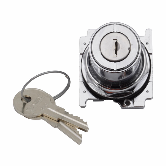 10250T, Selector switch, 30.5 mm, Heavy-Duty, Cam 3, 60° throw, NEMA 3, 3R, 4, 4X, 12, 13, Non-illuminated, Three-position, Key, Center only